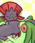 clitoris cunnilingus female flygon half-closed_eyes holding male nintendo oral oral_sex pcred566 pok&eacute;mon pussy pussy_juice sex simple_background straight tongue tongue_out vaginal video_games weavile wet 