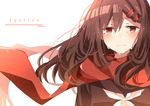  bad_id bad_pixiv_id black_hair hair_ornament hairclip heremia kagerou_project long_hair red_scarf scarf school_uniform solo tateyama_ayano tears 