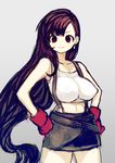  1girl black_hair final_fantasy final_fantasy_vii junco long_hair tifa_lockhart 