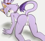  anus blaze_the_cat bloomphantom blush breasts female pussy sega solo sonic_(series) 