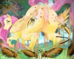  animal_genitalia animal_pussy anus arthropod bee bee_sting blush bsting butt digital_media_(artwork) equine equine_pussy female feral fluttershy_(mlp) friendship_is_magic horse hymenopteran insect insect_wings jackle0rgy mammal my_little_pony nipples nude pain pony pussy solo sting wings 