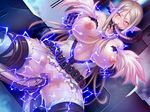  breasts censored chevalier_(taimanin_asagi) electricity electrocution electrostimulation elf large_breasts nobushito_kuro pointy_ears restrained sex_machine taimanin_asagi taimanin_asagi_battle_arena tentacle 