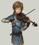  bad_id bad_twitter_id belt blonde_hair closed_eyes gloves instrument link long_hair male_focus mimme_(haenakk7) pointy_ears solo the_legend_of_zelda the_legend_of_zelda:_breath_of_the_wild violin 