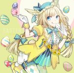  :q animal_ears blue_eyes braid bunny_ears buzz easter easter_egg egg gloves leaning_forward light_brown_hair long_hair looking_at_viewer md5_mismatch original smile solo tongue tongue_out twin_braids white_gloves 