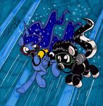  2014 diving earth_pony equine female friendship_is_magic horn horse male mammal my_little_pony newyorkx3 original_character pony princess_luna_(mlp) winged_unicorn wings 