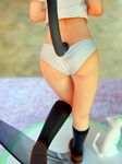  1girl cat_tail ecchi figure from_behind hentai_ouji_to_warawanai_neko. highres neko panties sailor_uniform tail to underwear 