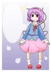  eyes hairband heart komeiji_satori purple_eyes purple_hair short_hair solo souto touhou 