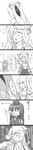  comic fujiwara_no_mokou greyscale highres hiroya_juuren hong_meiling long_image monochrome multiple_girls tall_image touhou translation_request zipper 