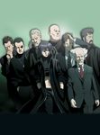  6+boys absurdres aramaki_daisuke artist_request batou boma_(ghost_in_the_shell) everyone ghost_in_the_shell ghost_in_the_shell_stand_alone_complex highres ishikawa kusanagi_motoko multiple_boys paz saitou_(ghost_in_the_shell) togusa 