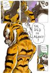  2014 angry anthro bear better_late_than_never comic daigaijin dialog english_text feline female kung_fu_panda male mammal master_tigress panda po sad text tiger 