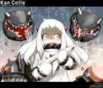  aircraft airplane dress engrish gloves horns kantai_collection long_hair mittens northern_ocean_hime open_mouth oso_(toolate) pale_skin ranguage red_eyes shinkaisei-kan solo the_langoliers translated typo white_dress white_hair white_skin 