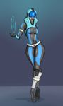  alien bioware breasts clothing darkdragoon female looking_at_viewer mask mass_effect pose quarian sci-fi solo suit video_games 