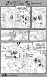  ! 2014 avian bird chicken comic derpy_hooves_(mlp) english_text equine female feral fluttershy_(mlp) friendship_is_magic horse mammal monochrome my_little_pony pegasus redapropos smile text wings 