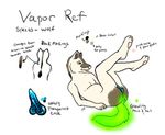  anthro anus bioluminescence canine glowing mammal model_sheet paleface penis translucent wolf 