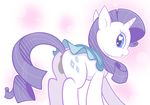  &lt;3 abstract_background anus arianfis back_turned blue_eyes braddo clitoris clothing cutie_mark equine female friendship_is_magic fur hair hooves horn horse long_hair looking_at_viewer looking_back mammal my_little_pony open_mouth pony presenting purple_hair pussy raised_tail rarity_(mlp) smile solo unicorn white_fur 