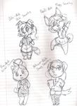  animal_crossing border_collie canine clipboard dog english_text female fishnet golden_retriever isabelle_(animal_crossing) looking_at_viewer mammal monochrome nintendo ponytail skirt text video_games wide_hips 