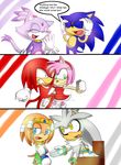  amy_rose blaze_the_cat knuckles_the_echidna sega silver_the_hedgehog sonic_(series) sonic_the_hedgehog tikal_the_echidna 