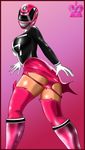  ass breasts dekapink legs queen_vegeta_69 super_sentai tokusou_sentai_dekaranger umeko wardrobe_malfunction 