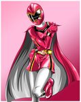  breasts cape highres legs magipink mahou_sentai_magiranger ozu_houka pose posing queen_vegeta_69 super_sentai 