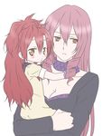  akuma_no_riddle bad_id bad_pixiv_id blush_stickers breasts brown_eyes child choker cleavage drill_hair hair_ornament hairclip inukai_isuke long_hair looking_at_viewer medium_breasts multiple_girls o3o pink_hair red_hair sagae_haruki twin_drills udon_(shiratama) younger 