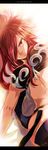  breasts erza_scarlet fairy_tail hair_over_one_eye highres letterboxed long_hair looking_at_viewer mashima_hiro medium_breasts red_eyes red_hair solo watermark web_address 