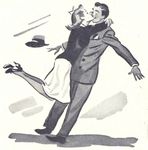  &lt;3 1950&#039;s blush closed clothing couple cute duo female human love male mammal relationship romantic smile 