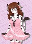  amiryl blush bovine breasts cattle eyewear female glasses horn humanoid mammal nightgown x-x-kiki-x-x 