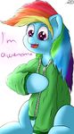  2014 blue_fur clothed clothing dream_breaker equine female friendship_is_magic fur hair horse long_hair mammal multi-colored_hair my_little_pony open_mouth pegasus pony purple_eyes rainbow_dash_(mlp) rainbow_hair smile solo tongue wings 