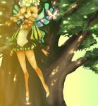  blonde_hair braid fairy flower koma_kiri_aoko lowres mercedes odin_sphere pointy_ears solo wings 