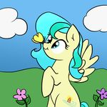  arthropod butterfly equine hooves horse insect katiespalace mammal my_little_pony original_character pegasus smile wings 