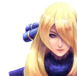  bad_id bad_pixiv_id blonde_hair blue_eyes closed_mouth hair_ornament hair_over_one_eye lips long_hair looking_at_viewer mhazaru pokemon portrait shirona_(pokemon) simple_background smile solo white_background 