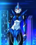  arcee blue_eyes female lips machine mechanical robot skyline19 solo transformers transformers_prime 