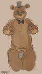  2014 animated bear five_nights_at_freddy&#039;s freddy_(fnaf) hat machine male mammal mechanical penis solo taintedstar top_hat 