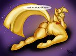  2014 anthro anthrofied anus butt dialog english_text equine female friendship_is_magic horn mammal my_little_pony pussy solo suirano text twilight_scepter_(mlp) unicorn 