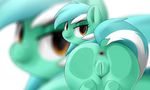  2014 anus butt derpah equine female feral friendship_is_magic fur green_fur hair hi_res horse looking_at_viewer looking_back lyra_heartstrings_(mlp) mammal my_little_pony pony presenting presenting_hindquarters pussy solo two_tone_hair wallpaper 