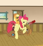  apple_bloom_(mlp) applejack_(mlp) cloudline_dasher cloudlinedasher friendship_is_magic group group_sex my_little_pony orgy sex 