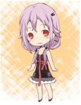  :3 bare_shoulders chibi guilty_crown hair_ornament hairclip long_hair looking_at_viewer miokurumi pink_hair red_eyes solo twintails yuzuriha_inori 