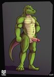  alligator balls comic d3mo humanoid_penis male penis reptile scalie solo 