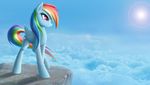  2014 blue_body cloud cutie_mark equine female friendship_is_magic hair hi_res mammal multi-colored_hair my_little_pony outside pegasus purple_eyes rainbow_dash_(mlp) rainbow_hair rainbow_tail solo sun wings zig-word 