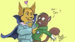  &lt;3 bat brunn-bear daredevil_dan duo flirting foodfight! gay male mammal rodent squirrel vampire vlad_chocool 
