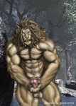  bomb_(artist) censored feline lion male mammal solo 