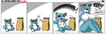  ! 2014 bear big_breasts black_nose blue_fur breasts brown_fur chochi comic eyewear female fur glasses growing hamster male mammal open_mouth rodent sitting standing string surprise teddybear thick_thighs tom_preston white_fur 