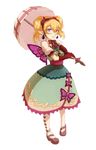  agitha bad_id bad_twitter_id blonde_hair earrings gloves gothic_lolita jewelry lolita_fashion long_hair mentan_(anokoid) pantyhose pointy_ears purple_eyes smile solo the_legend_of_zelda the_legend_of_zelda:_twilight_princess twintails umbrella wings 
