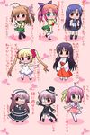  ayanokouji_sakuya kashiwagi_sonoko koumoto_ayase nana_(yandere_no_onna_no_ko) nanamiya_iori nono_(yandere_no_onna_no_ko) nonohara_nagisa takanashi_yumemi yandere_no_onna_no_ko_ni_shinu_hodo_aisarete_nemurenai_cd 