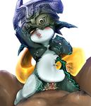  1boy 1girl ahegao blood blush censored clitoris cum cum_in_pussy fang ganguro_(artist) lactation midna navel nipples nude open_mouth pregnant pussy red_eyes saliva sex straddle straddling the_legend_of_zelda the_legend_of_zelda:_twilight_princess twili twilight_princess vaginal 