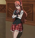  1girl akame_ga_kill! chelsea_(akame_ga_kill!) highres skirt solo standing stitched 