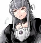  gothic_lolita hairband lolita_fashion rozen_maiden silver_hair solo suigintou tsuda_nanafushi 