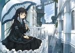  canal densou_(kinnikuhunter) dress original parasol solo umbrella 