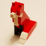  ambiguous_gender canine david_cole fox lego mammal plain_background real shadow solo white_background 