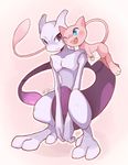  &lt;3 2014 ambiguous_gender blue_eyes letter mew mewtwo nintendo plain_background pok&eacute;mon purple_eyes smile teeth tongue video_games yuki-menoko 